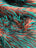 Green, Orange, and Black Faux Fur Fabric By The Yard 3 Tone Fashion Fabric Material