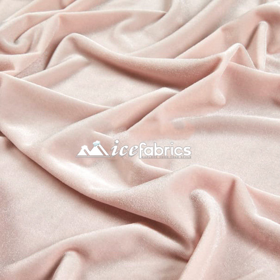 Hight Quality Stretch Velvet Fabric By The Roll (20 yards) Wholesale FabricVelvet FabricICE FABRICSICE FABRICSNudeBy The Roll (60" Wide)Hight Quality Stretch Velvet Fabric By The Roll (20 yards) Wholesale Fabric ICE FABRICS Nude
