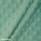 Icy Mint Dimple Polka Dot Minky Fabric / Ultra Soft /