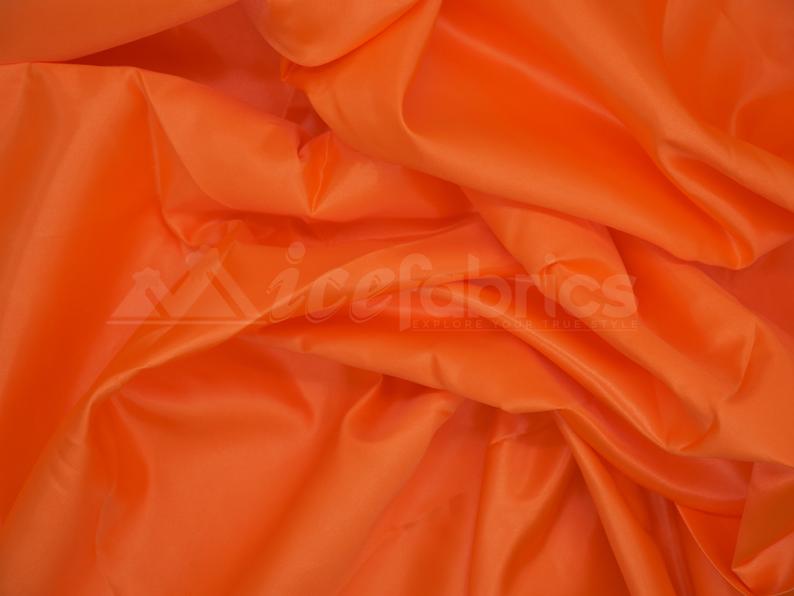 Shiny Bridal Satin Fabric Thick Silk Fabric (30 Colors Available)Satin FabricICEFABRICICE FABRICSOrangeShiny Bridal Satin Fabric Thick Silk Fabric (30 Colors Available) ICEFABRIC