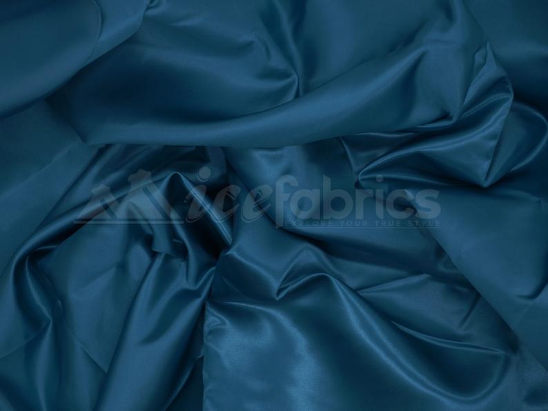 Shiny Bridal Satin Fabric Thick Silk Fabric (30 Colors Available)Satin FabricICEFABRICICE FABRICSTealShiny Bridal Satin Fabric Thick Silk Fabric (30 Colors Available) ICEFABRIC