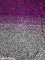 Iridescent Purple Silver 3 Tone 4 Way Stretch Sequin Fabric on Black Mesh Lace