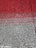 Iridescent Red Silver 3 Tone 4 Way Stretch Sequin Fabric on Black Mesh Lace