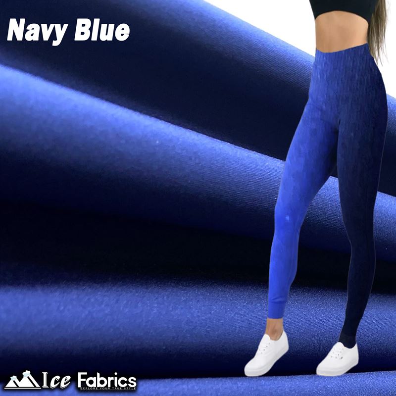Jordan Navy Blue Shiny Nylon Spandex Fabric / 4 Way stretchICE FABRICSICE FABRICSBy The Yard (58" Width)Jordan Navy Blue Shiny Nylon Spandex Fabric / 4 Way stretch ICE FABRICS