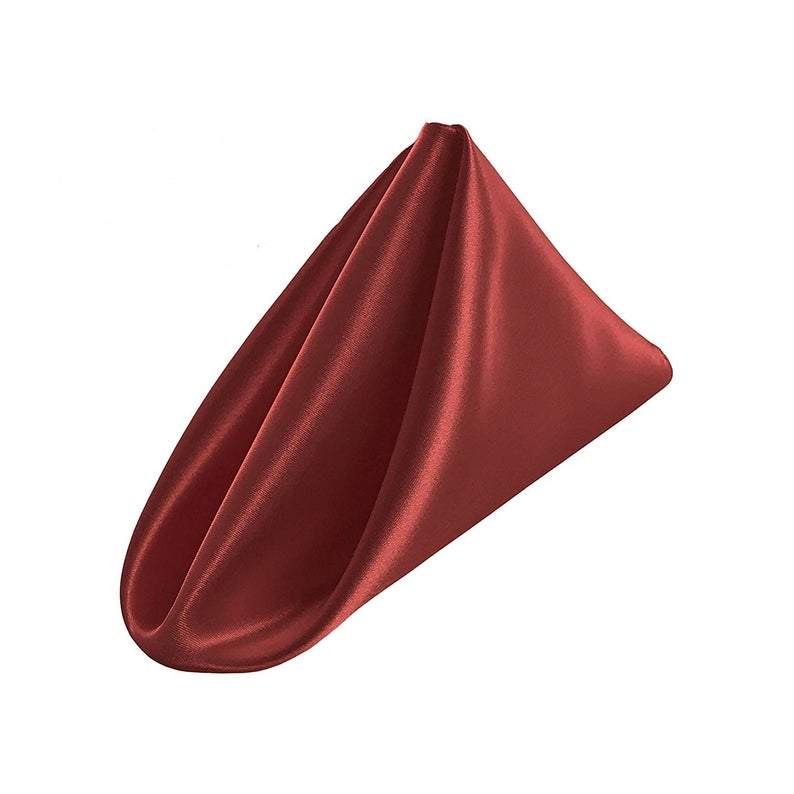 LA Linen Bridal Satin Polyester Napkins, 18 by 18-Inch, 10-PackICEFABRICICE FABRICSBurgundyLA Linen Bridal Satin Polyester Napkins, 18 by 18-Inch, 10-Pack ICEFABRIC Burgundy