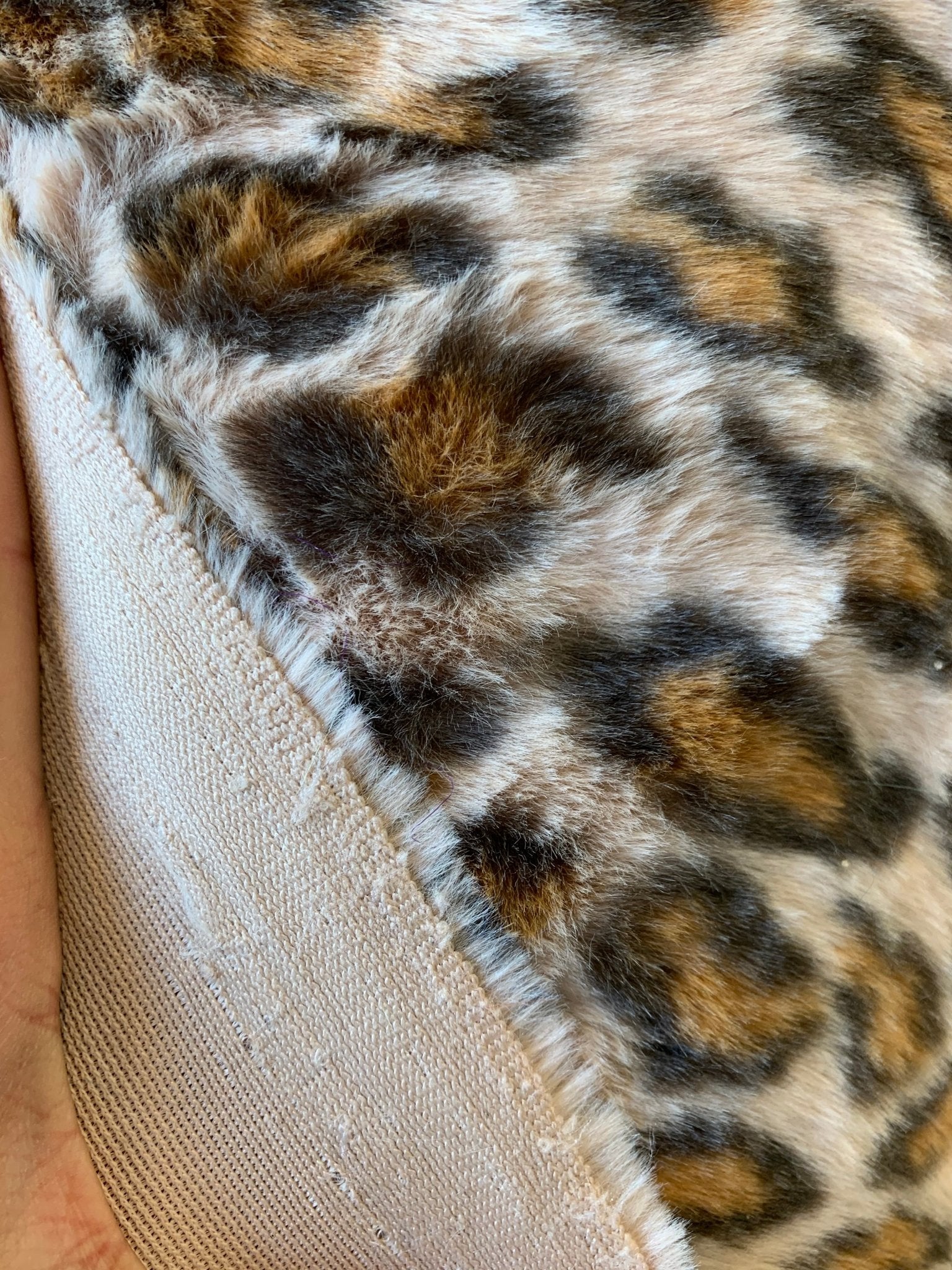 Leopard Fake Faux Fur Fabric By The Yard - Faux Fur Material Fashion FabricICEFABRICICE FABRICSBrownBy The Yard (60 inches Wide)Leopard Fake Faux Fur Fabric By The Yard - Faux Fur Material Fashion Fabric ICEFABRIC Brown