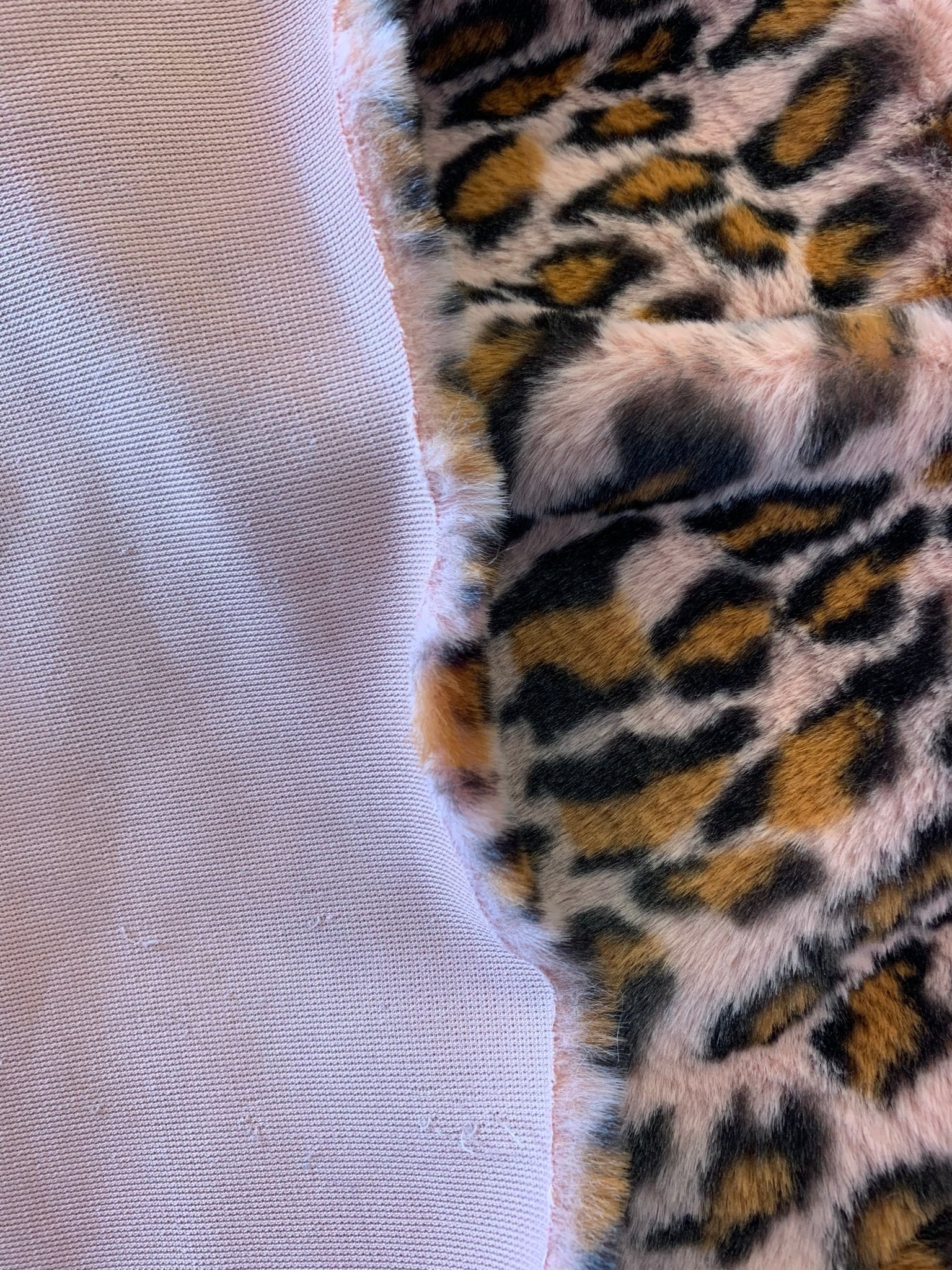Leopard Fake Faux Fur Fabric By The Yard - Faux Fur Material Fashion FabricICEFABRICICE FABRICSPinkBy The Yard (60 inches Wide)Leopard Fake Faux Fur Fabric By The Yard - Faux Fur Material Fashion Fabric ICEFABRIC Pink