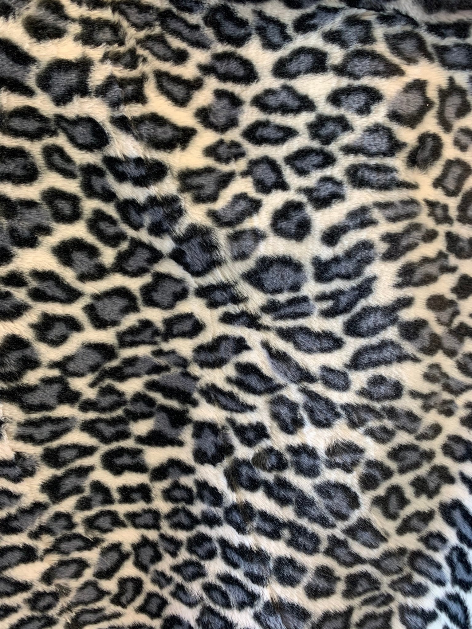 Leopard Fake Faux Fur Fabric By The Yard - Faux Fur Material Fashion FabricICEFABRICICE FABRICSDenimBy The Yard (60 inches Wide)Leopard Fake Faux Fur Fabric By The Yard - Faux Fur Material Fashion Fabric ICEFABRIC Denim