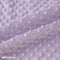 Lilac Minky Dot Fabric Blanket Fabric