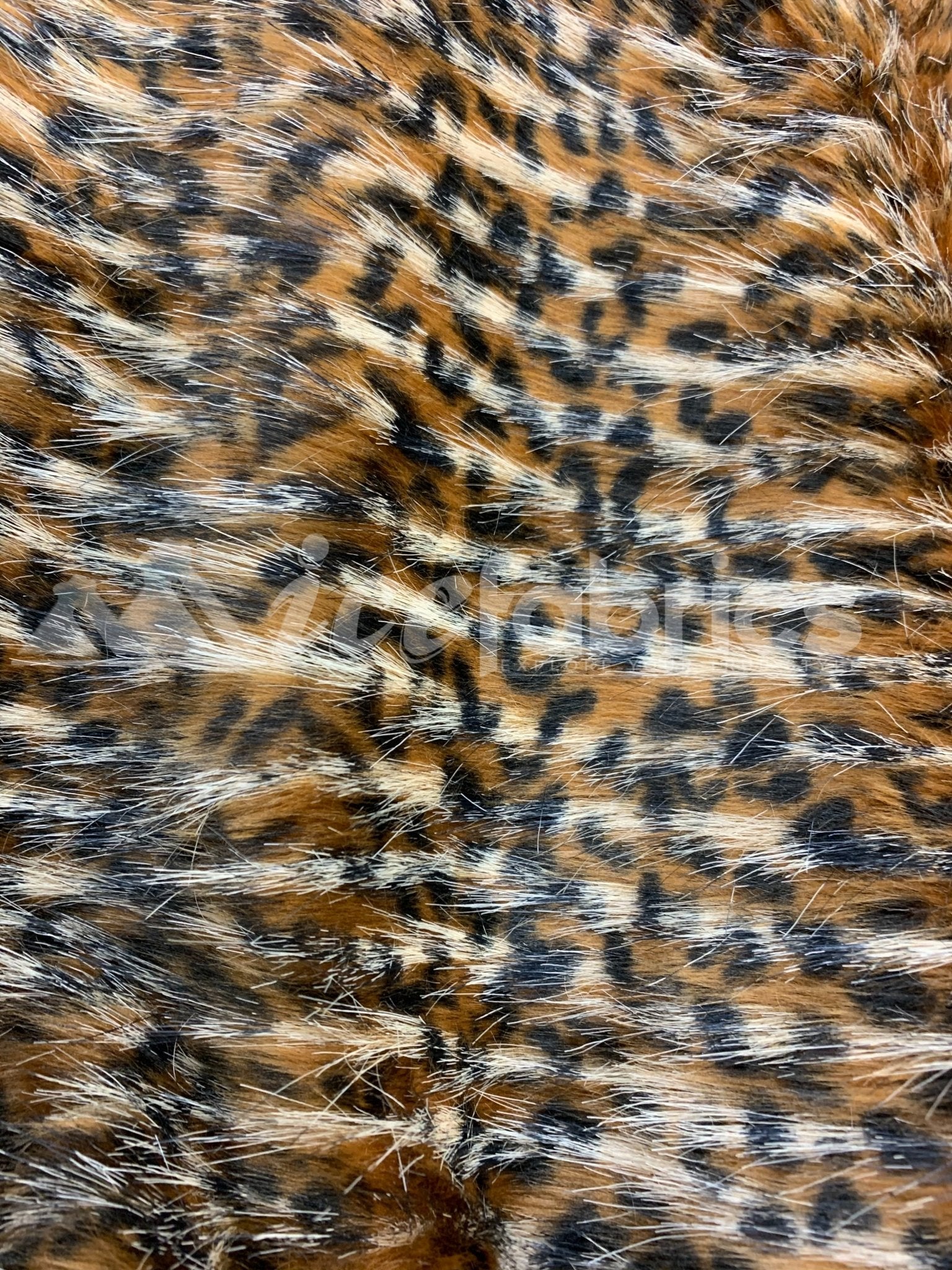Long Pile Gold Leopard Faux Fur Fabric Material By The YardICEFABRICICE FABRICSBy The Yard (60 inches Wide)Long Pile Gold Leopard Faux Fur Fabric Material By The Yard ICEFABRIC