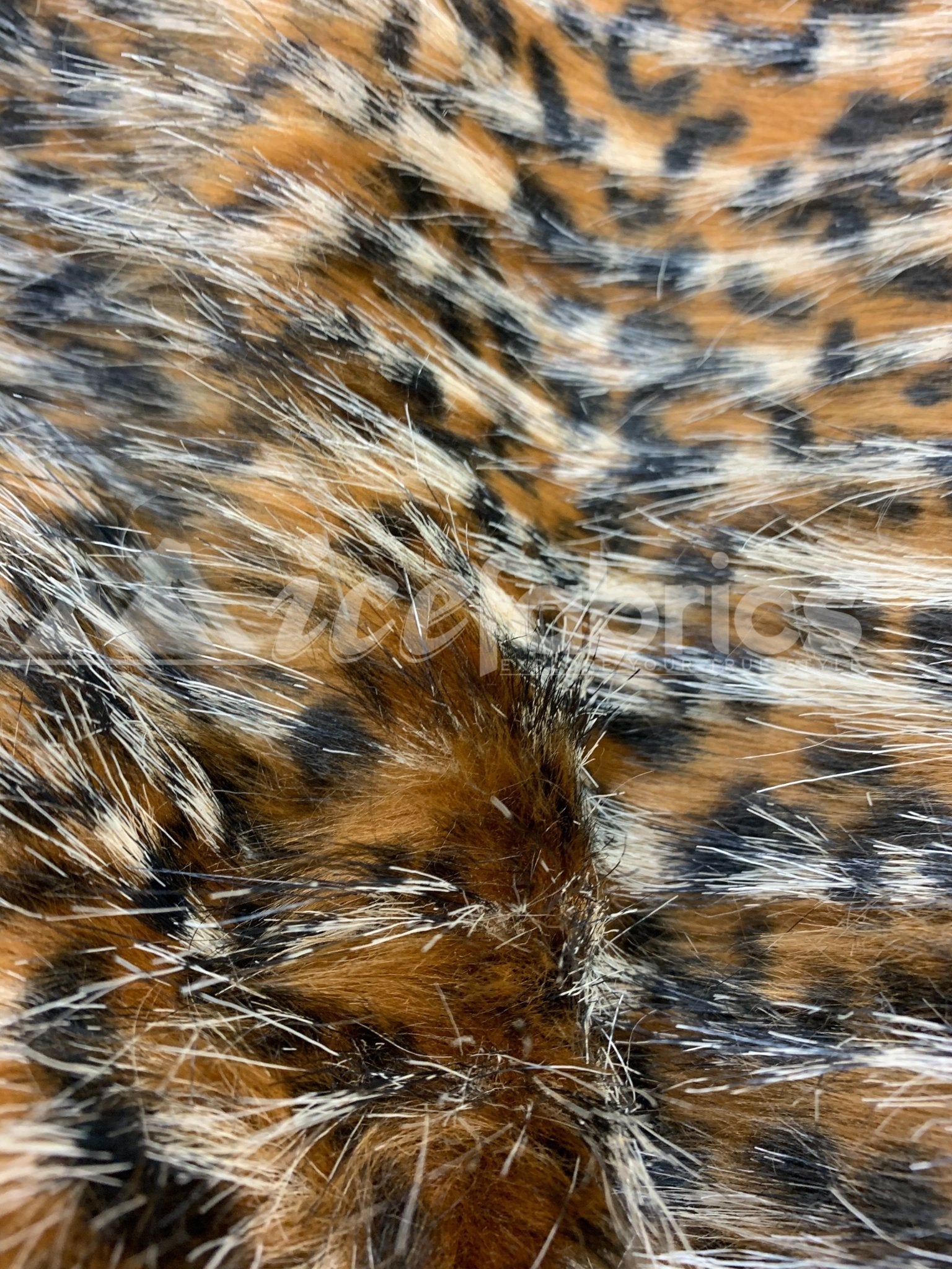 Long Pile Gold Leopard Faux Fur Fabric Material By The YardICEFABRICICE FABRICSBy The Yard (60 inches Wide)Long Pile Gold Leopard Faux Fur Fabric Material By The Yard ICEFABRIC