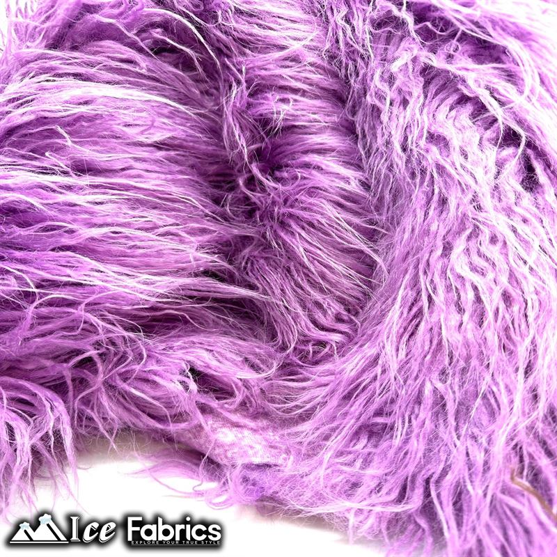 Long Pile Yeti Mongolian Faux Fur Fabric | 4” PileICE FABRICSICE FABRICSLavenderLong Pile Yeti Mongolian Faux Fur Fabric | 4” Pile ICE FABRICS Lavender