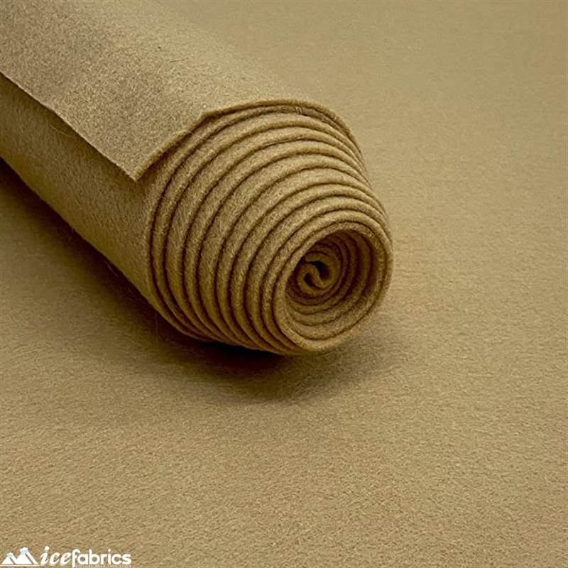 Lt. Camel Crafts Acrylic Felt Fabric | 72” Wide | 36” LongICE FABRICSICE FABRICSBy The Yard1.6mm ThickLt. Camel Crafts Acrylic Felt Fabric | 72” Wide | 36” Long ICE FABRICS