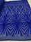 Luxury Fabric / Stretch Sequin Fabric / Bridal Fabric / Royal Blue