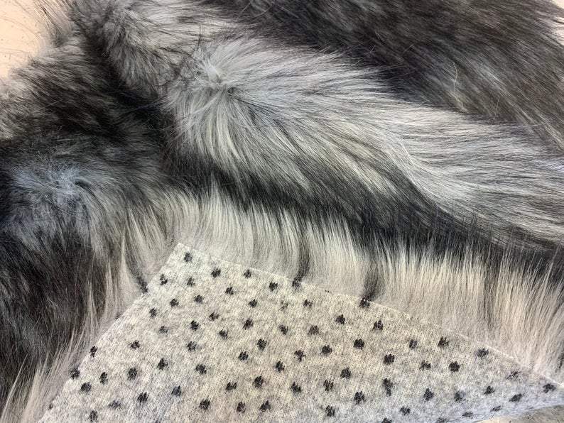 Luxury Husky Faux Fur Fabric By The Yard | Faux Fur MaterialICE FABRICSICE FABRICSGrayBy The Yard (60 inches Wide)Luxury Husky Faux Fur Fabric By The Yard | Faux Fur Material ICE FABRICS Gray