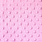 Luxury Light Pink Bubble Minky Polka Dot Fabric