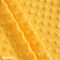 Mango Dimple Polka Dot Minky Fabric / Ultra Soft /