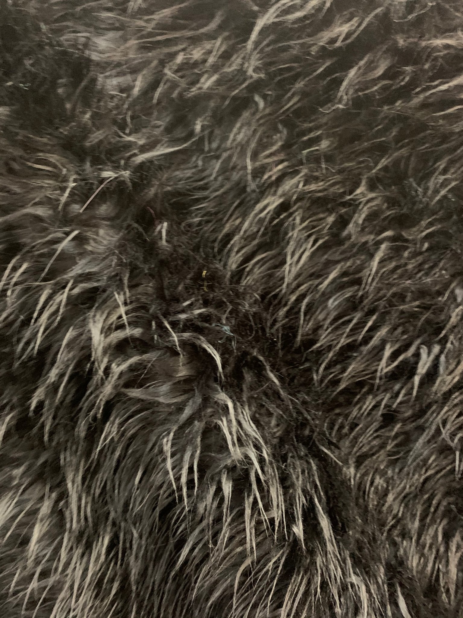 Mongolian Long Pile Fake Faux Fur Fabric Sold By The YardICEFABRICICE FABRICSBlackBy The Yard (60 inches Wide)Mongolian Long Pile Fake Faux Fur Fabric Sold By The Yard ICEFABRIC