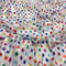 Multi Color/ Silky 1/2 inches/ Polka Dot Fabric / Satin Fabric