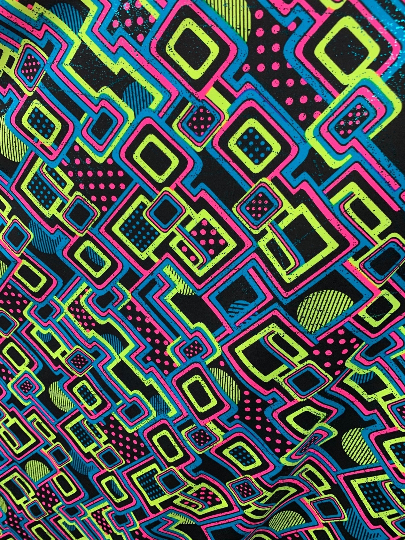 Multi_color Square Poly Spandex Swimsuit Fabric By The YardSpandex FabricICEFABRICICE FABRICSMulti_color Square Poly Spandex Swimsuit Fabric By The Yard ICEFABRIC