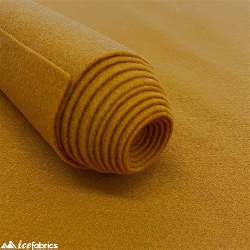 Mustard Gold Crafts Acrylic Felt Fabric | 72” Wide | 36” LongICE FABRICSICE FABRICSBy The Yard1.6mm ThickMustard Gold Crafts Acrylic Felt Fabric | 72” Wide | 36” Long ICE FABRICS