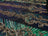 Iridescent Green Gold On Black Mesh
