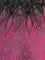 Neon Pink Black On Nude Mesh Iridescent Fabric/ Embroidery 4 Way Stretch Sequin Fabric