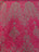 Neon Pink on Nude Mesh _ Iridescent Fabric _ Stretch Sequins Fabric _ Mesh Lace
