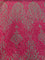 Neon Pink on Nude Mesh _ Iridescent Fabric _ Stretch Sequins Fabric _ Mesh Lace