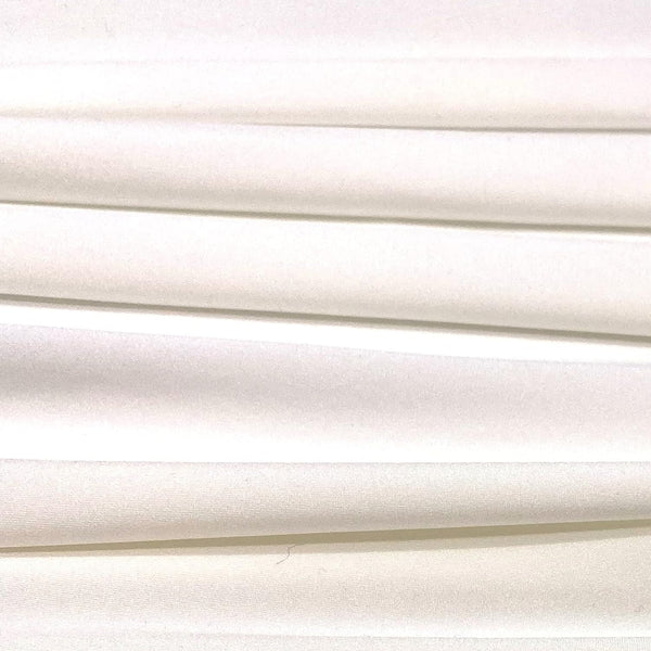 Off White Luxury Nylon Spandex Fabric By The Yard