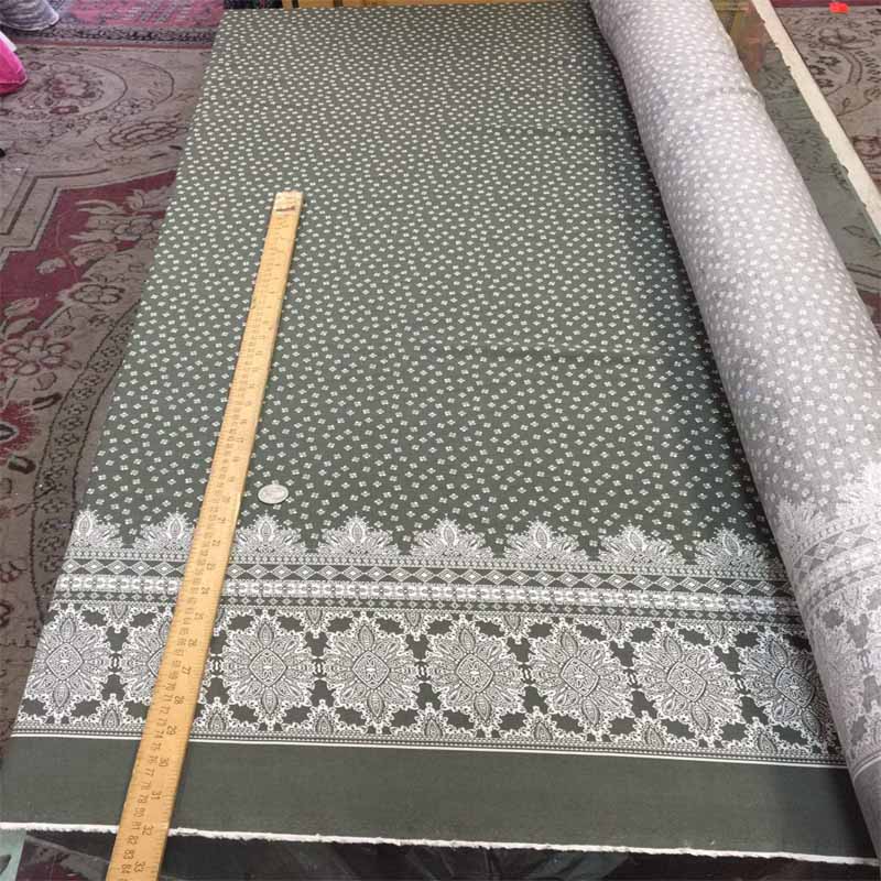 Olive Color One Paisley Border 60 Inches Wide Rayon Challis FabricChallis FabricICEFABRICICE FABRICSOlive Color One Paisley Border 60 Inches Wide Rayon Challis Fabric ICEFABRIC