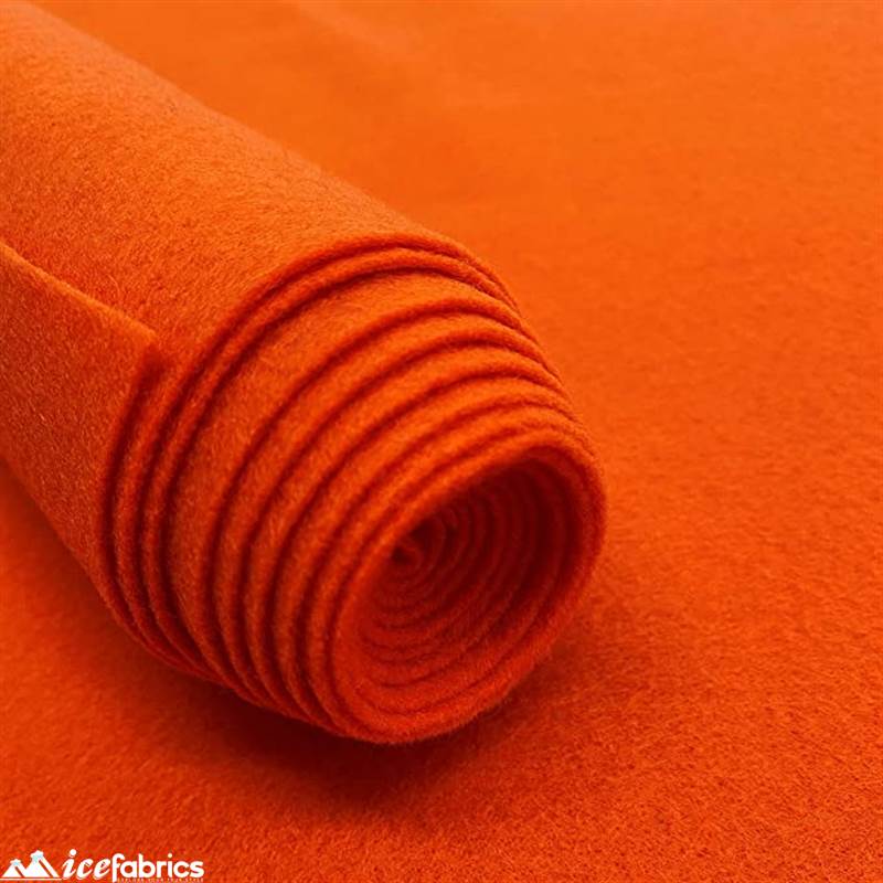 Orange Crafts Acrylic Felt Fabric | 72” Wide | 36” LongICE FABRICSICE FABRICSBy The Yard1.6mm ThickOrange Crafts Acrylic Felt Fabric | 72” Wide | 36” Long ICE FABRICS