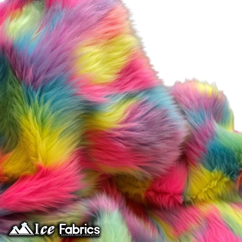 Pastel Rainbow Mohair Faux Fur Fabric Wholesale (20 Yards Bolt)ICE FABRICSICE FABRICSLong pile 2.5” to 3”20 Yards Roll (60” Wide )Pastel Rainbow Mohair Faux Fur Fabric Wholesale (20 Yards Bolt) ICE FABRICS