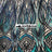 Peacock Iridescent Green-Black Sequin Fabric on 4 Way stretch Mesh