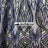 Peacock Iridescent Purple-Lilac-Black Sequin Fabric on 4 Way stretch Mesh