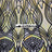 Peacock Iridescent Yellow-Black Sequin Fabric on 4 Way Stretch Mesh