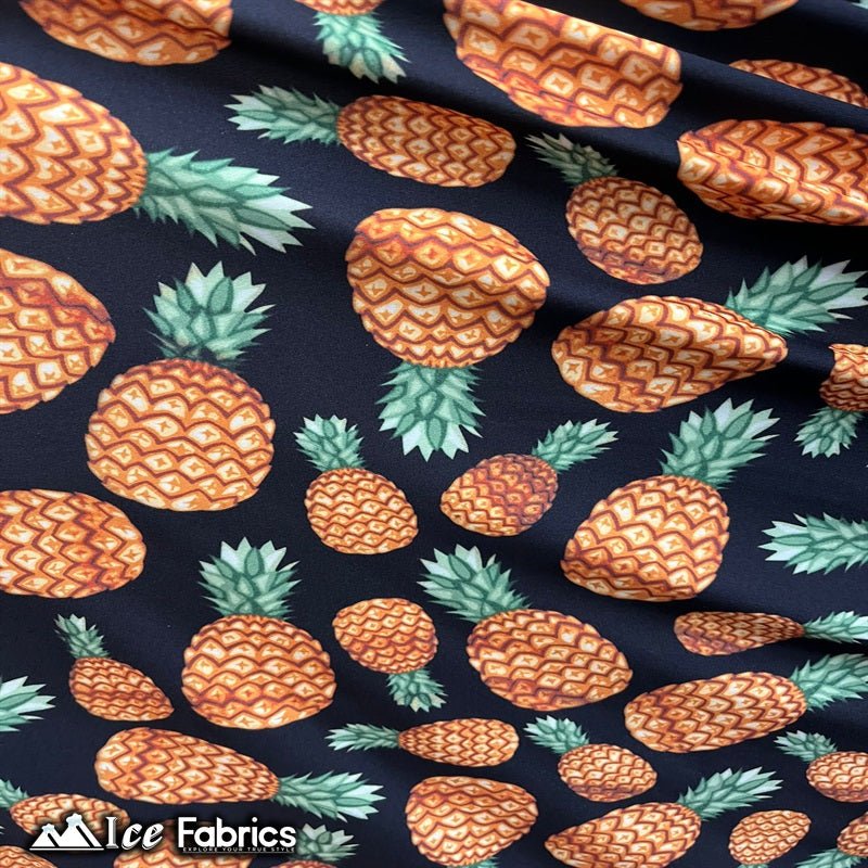 Pineapple Design Nylon Spandex Swimsuit FabricICE FABRICSICE FABRICSPineapple Design Nylon Spandex Swimsuit Fabric ICE FABRICS