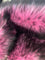 Pink Husky Faux Fur Fabric - Shaggy Fur Luxury Fabric