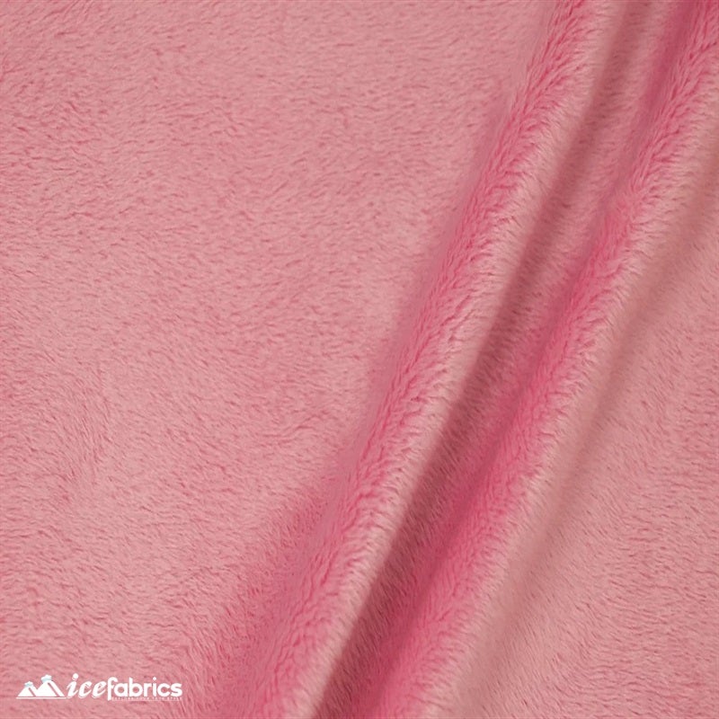 Pink Ice Fabrics Minky Fabric Wholesale _ 3 mmICE FABRICSICE FABRICSBy The Roll (60 inches Wide)Pink Ice Fabrics Minky Fabric Wholesale _ 3 mm (20 Yards Bolt) ICE FABRICS