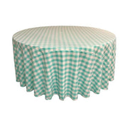 Polyester 90 Inch Checkered Round TableclothsICEFABRICICE FABRICSMint1Polyester 90 Inch Checkered Round Tablecloths ICEFABRIC