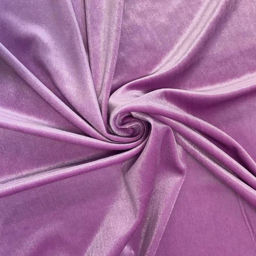 Polyester Stretch Velvet Fabric By The YardVelvet FabricICEFABRICICE FABRICS1LAVENDERPolyester Stretch Velvet Fabric By The Yard ICEFABRIC