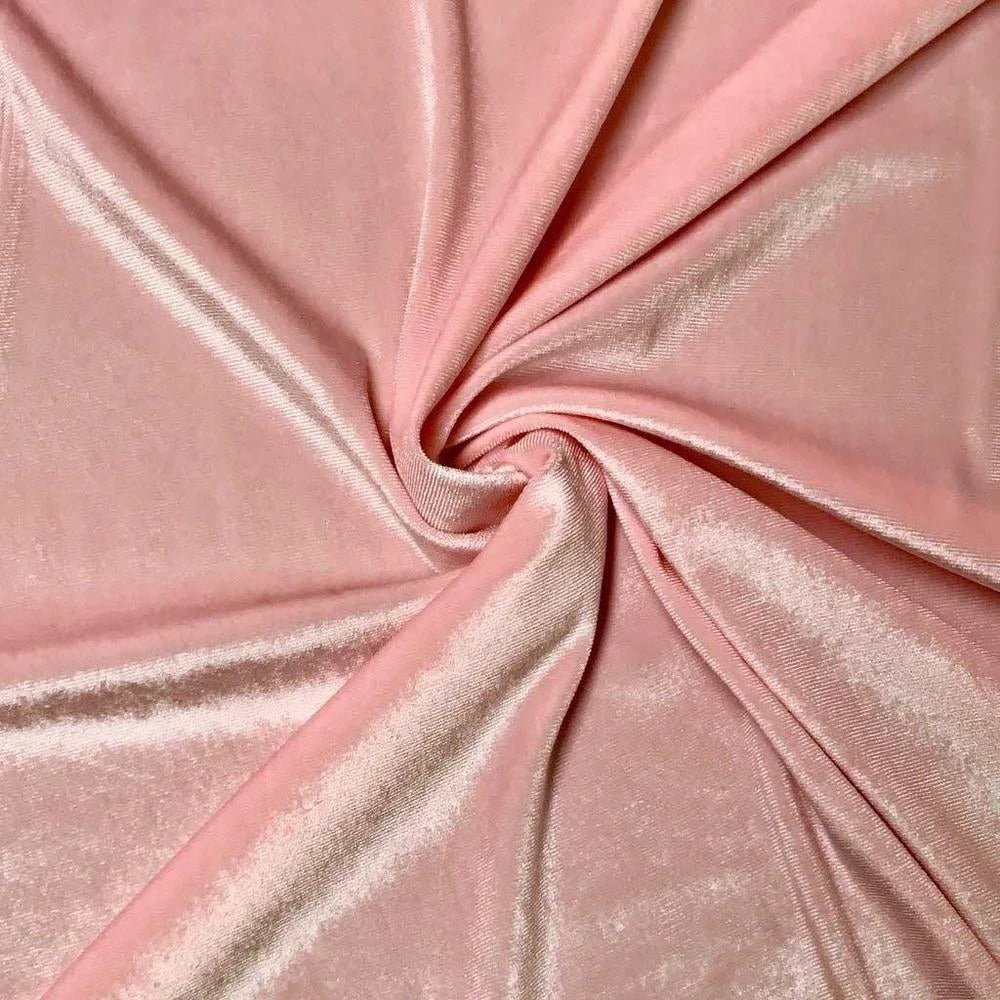 Polyester Stretch Velvet Fabric By The YardVelvet FabricICEFABRICICE FABRICS1PINKPolyester Stretch Velvet Fabric By The Yard ICEFABRIC