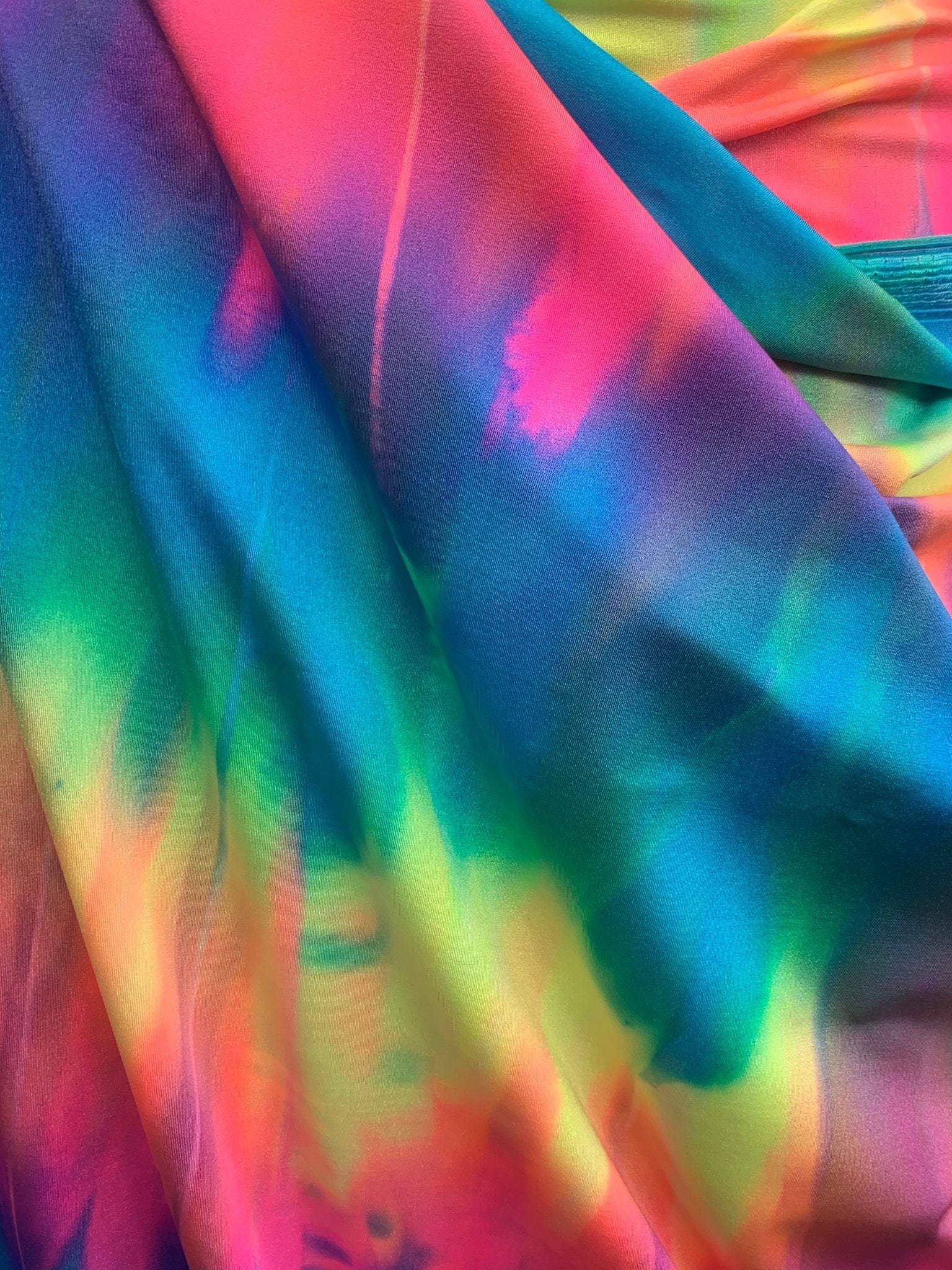 Rainbow Swimsuit Crushed Poly Spandex Fabric By The YardSpandex FabricICEFABRICICE FABRICSRainbow Swimsuit Crushed Poly Spandex Fabric By The Yard ICEFABRIC