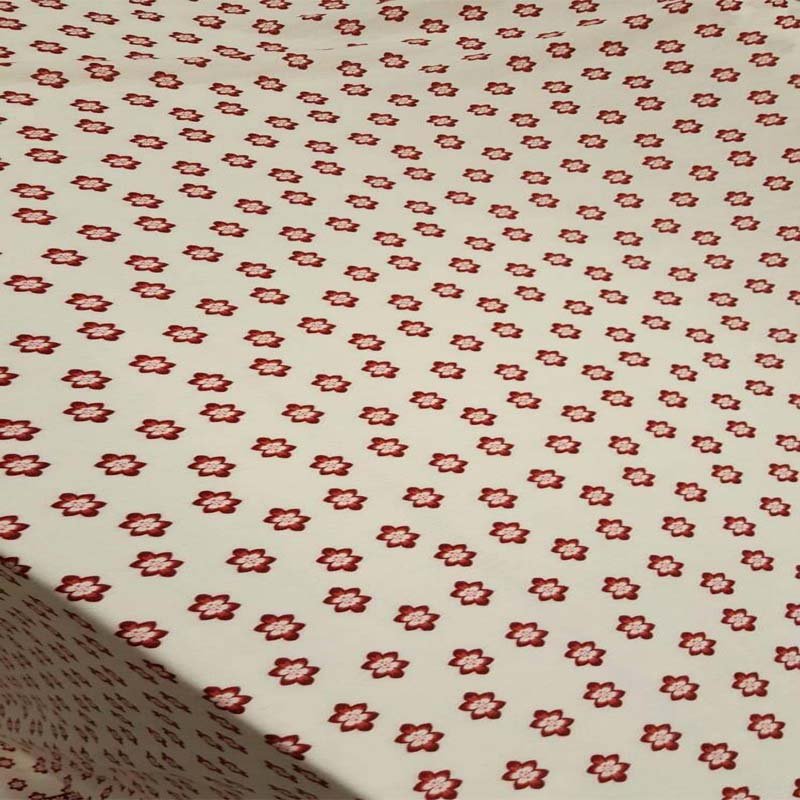 Rayon Challis Crepe Burgundy And Red Floral Flowers Single Border On Off White Background FabricChallis FabricICEFABRICICE FABRICSRayon Challis Crepe Burgundy And Red Floral Flowers Single Border On Off White Background Fabric ICEFABRIC