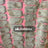 Pink Rectangular Bricks Design Long Pile Fake Faux Fur Fabric By The Yard (4 Colors)