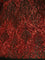 Red On Black Mesh _ Iridescent Fabric _ Stretch Sequins Fabric _ Mesh Lace