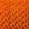 Orange Rich Rose Rosette Floral Minky Fabric | Super Soft Fabric