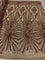 Rose Gold Luxury Stretch Sequin Bridal Embroidery on Nude Mesh Lace Fabric