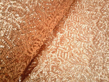 Rose Gold Scale Seaweed Stretch Sequin Mesh Fabric Decoration Fashion Dress Runners Tablecloths Rose Gold Scale Seaweed Stretch Sequin Mesh Fabric Decoration Fashion Dress Runners Tablecloths