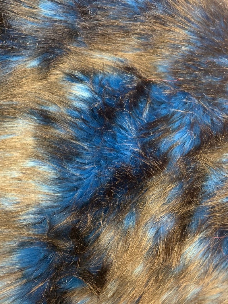 Royal Blue Husky Faux Fur Fabric - Luxury Shaggy Fur FabricICE FABRICSICE FABRICSRoyal Blue Husky Faux Fur Fabric - Luxury Shaggy Fur Fabric ICE FABRICS